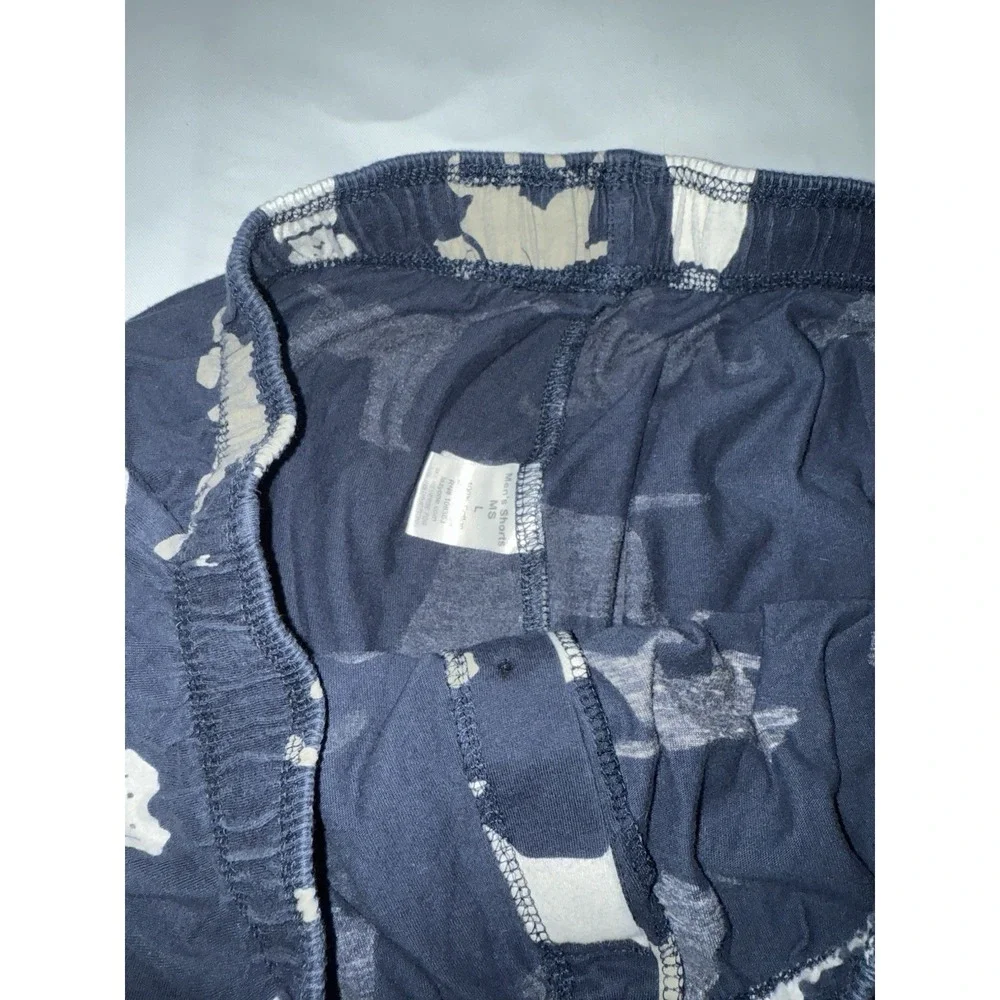 Lazy One Dog  Pajama Shorts Boxers Cotton Loungewear Size L‎